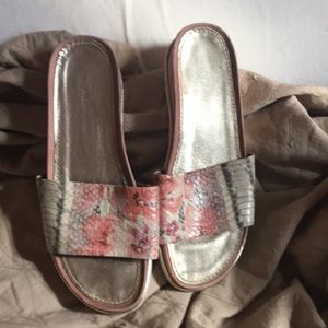 Donald Pliner floral sandals